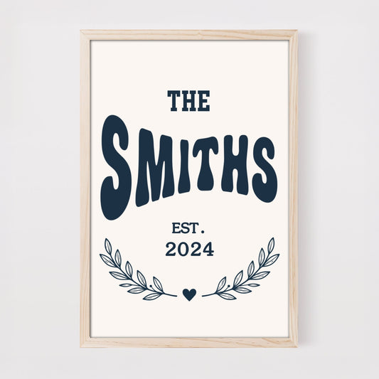Custom Warped Text Poster