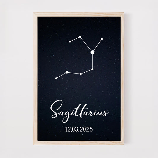Personalized Zodiac Poster